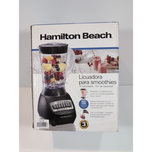 Hamilton Beach 10-Speed Smoothie Blender with 56 oz. BPA-Free Jar Model #50190 - Picture 3 of 6